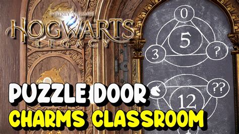 hogwarts legacy charms door puzzle|How to complete the Charms Classroom door puzzle。